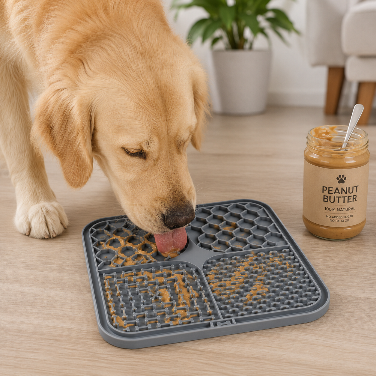 Calming Lick Mat for Grooming & Bath Time